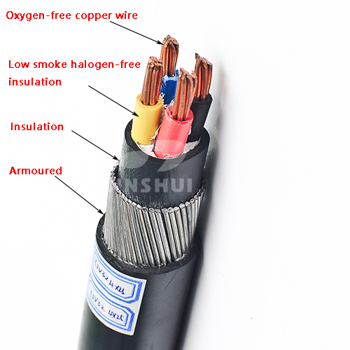 Low-smoke halogen-free cables